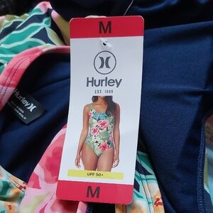 NWT Hurley Multicolor Floral Swimsuit